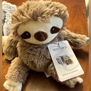 NWT Warmies junior sloth